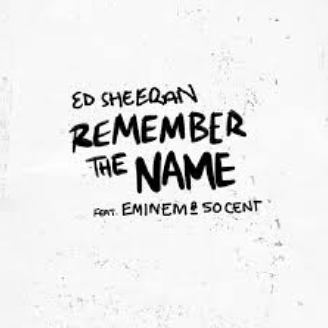 Ed Sheeran, Eminem, 50 Cent - Remember The Name notas para el fortepiano