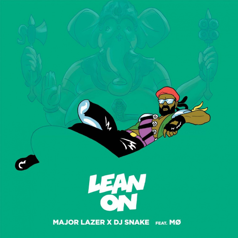 Major Lazer, DJ Snake, MØ - Lean On notas para el fortepiano
