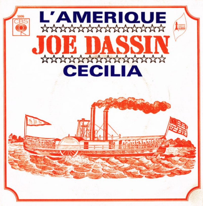 Joe Dassin - L'Amerique notas para el fortepiano