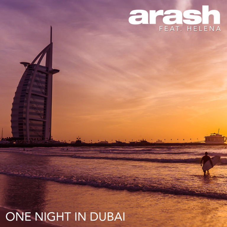 Arash, Helena - One Night in Dubai notas para el fortepiano