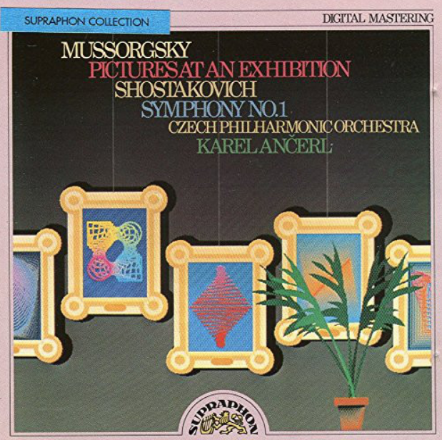 Modest Mussorgsky - Pictures from an exhibition: No. 1, Promenade notas para el fortepiano