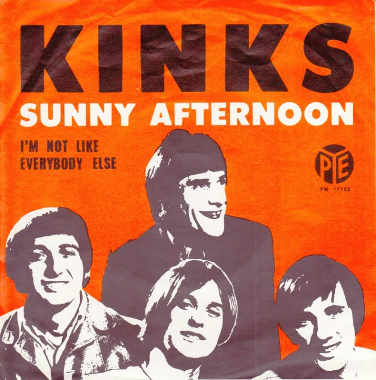 The Kinks - Sunny Afternoon notas para el fortepiano