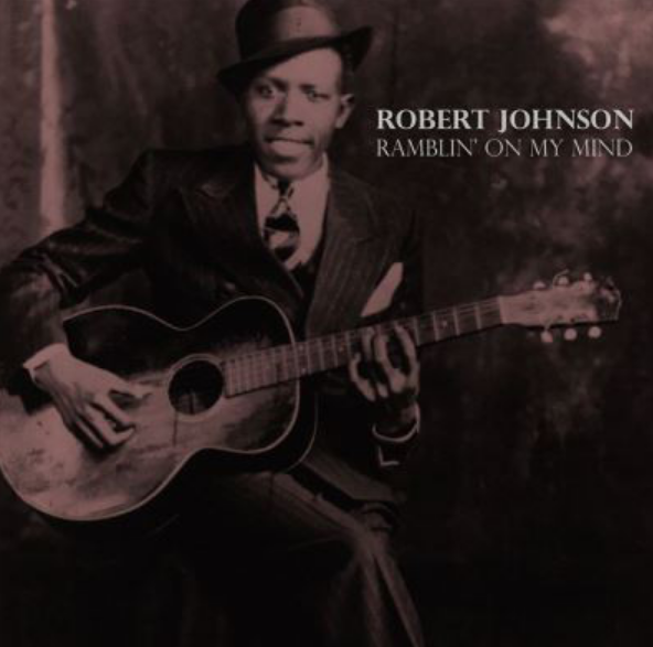 Robert Johnson - Ramblin' On My Mind notas para el fortepiano
