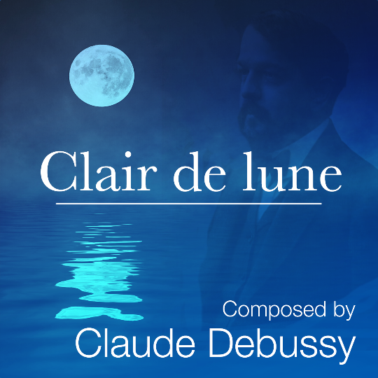 Claude Debussy - Clair de Lune notas para el fortepiano
