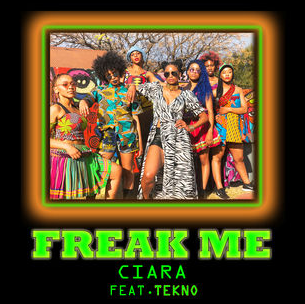Ciara, Tekno - Freak Me notas para el fortepiano