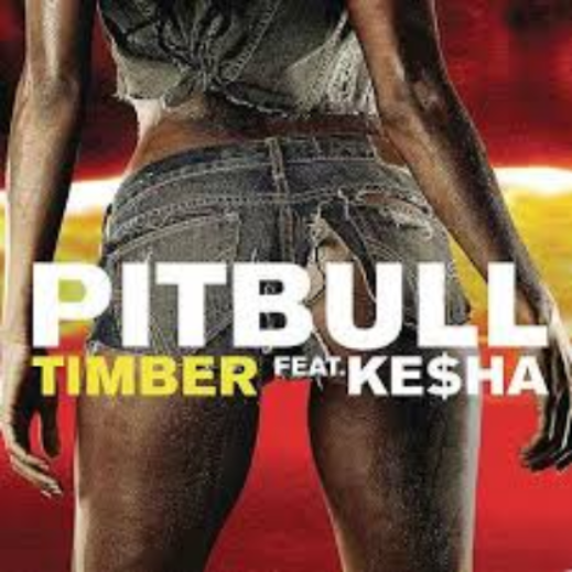 Pitbull, Ke$ha - Timber notas para el fortepiano