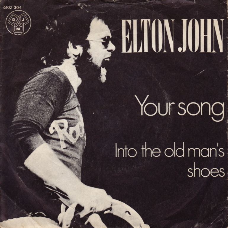 Elton John - Your Song notas para el fortepiano