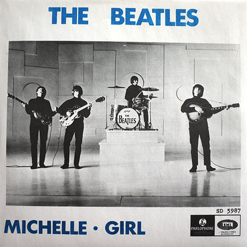 The Beatles - Michelle notas para el fortepiano