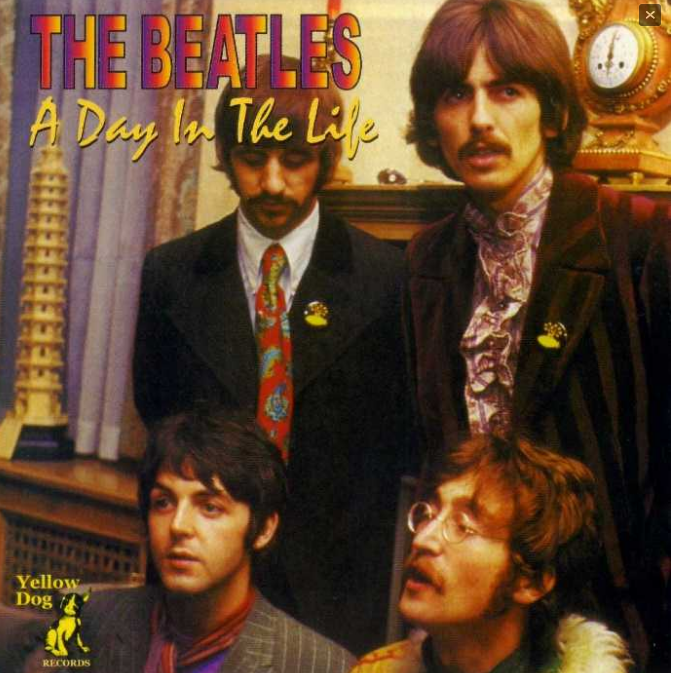 The Beatles - A Day in the Life notas para el fortepiano