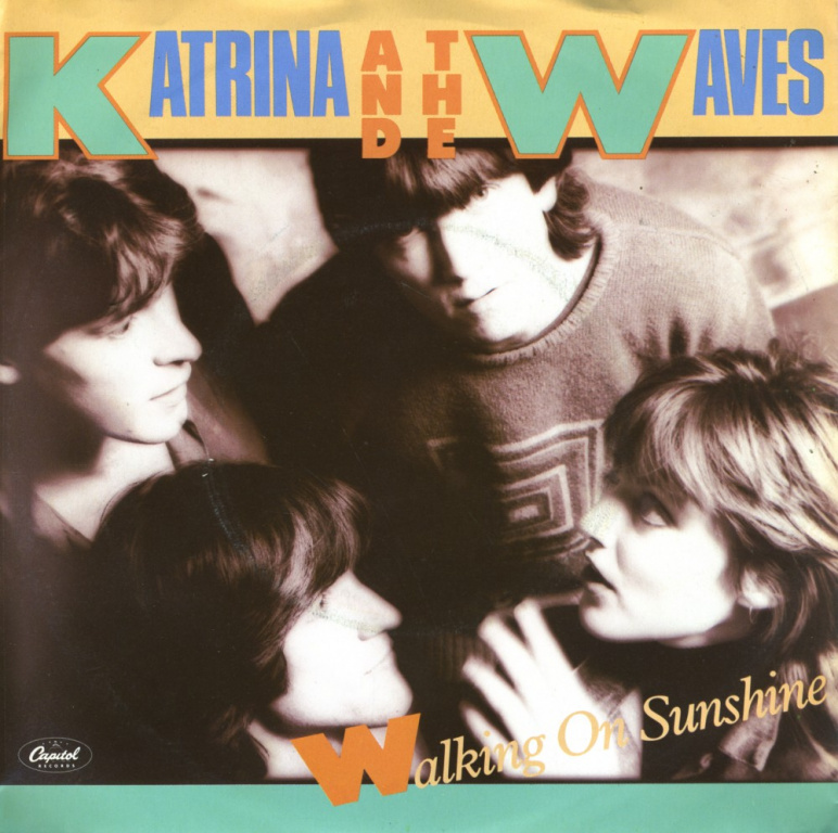 Katrina & The Waves - Walking on Sunshine notas para el fortepiano
