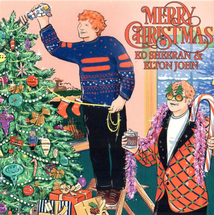 Ed Sheeran, Elton John - Merry Christmas notas para el fortepiano