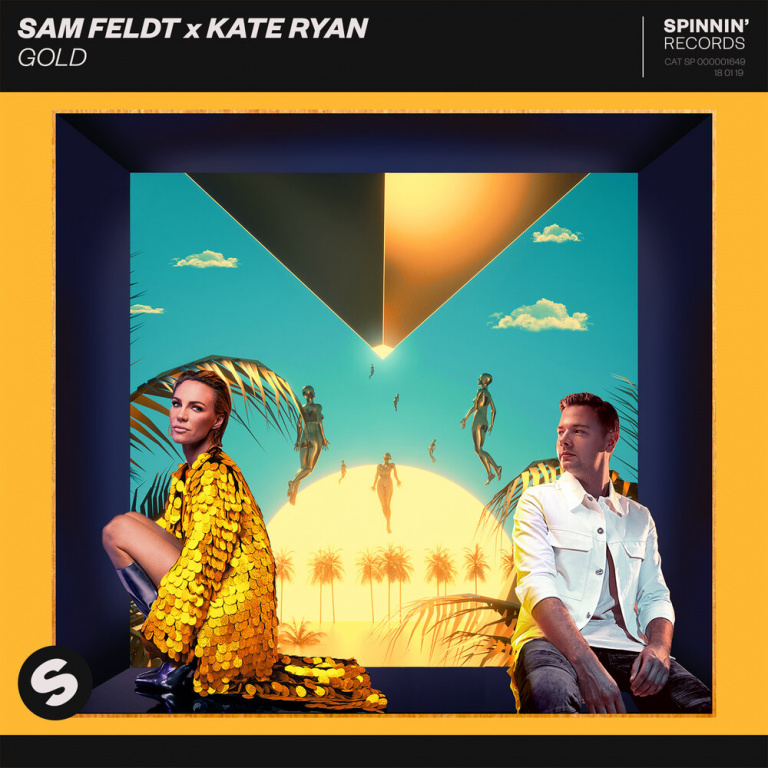 Sam Feldt, Kate Ryan - Gold notas para el fortepiano
