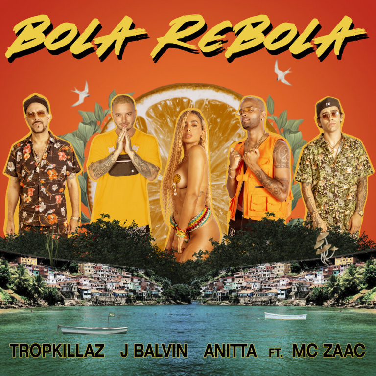 Tropkillaz, J Balvin, Anitta, MC Zaac - Bola Rebola notas para el fortepiano