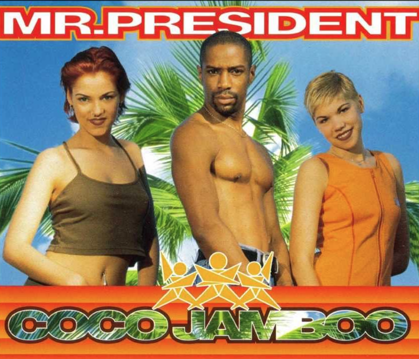 Mr. President - Coco Jamboo notas para el fortepiano