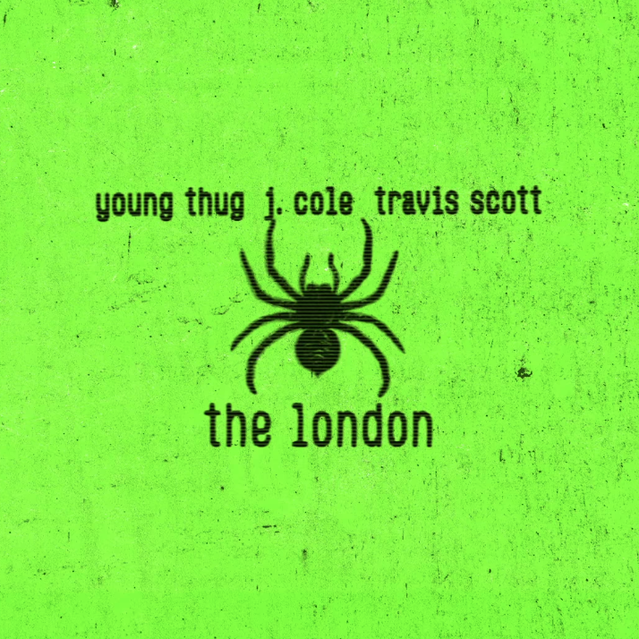 Young Thug, J. Cole, Travis Scott - The London notas para el fortepiano