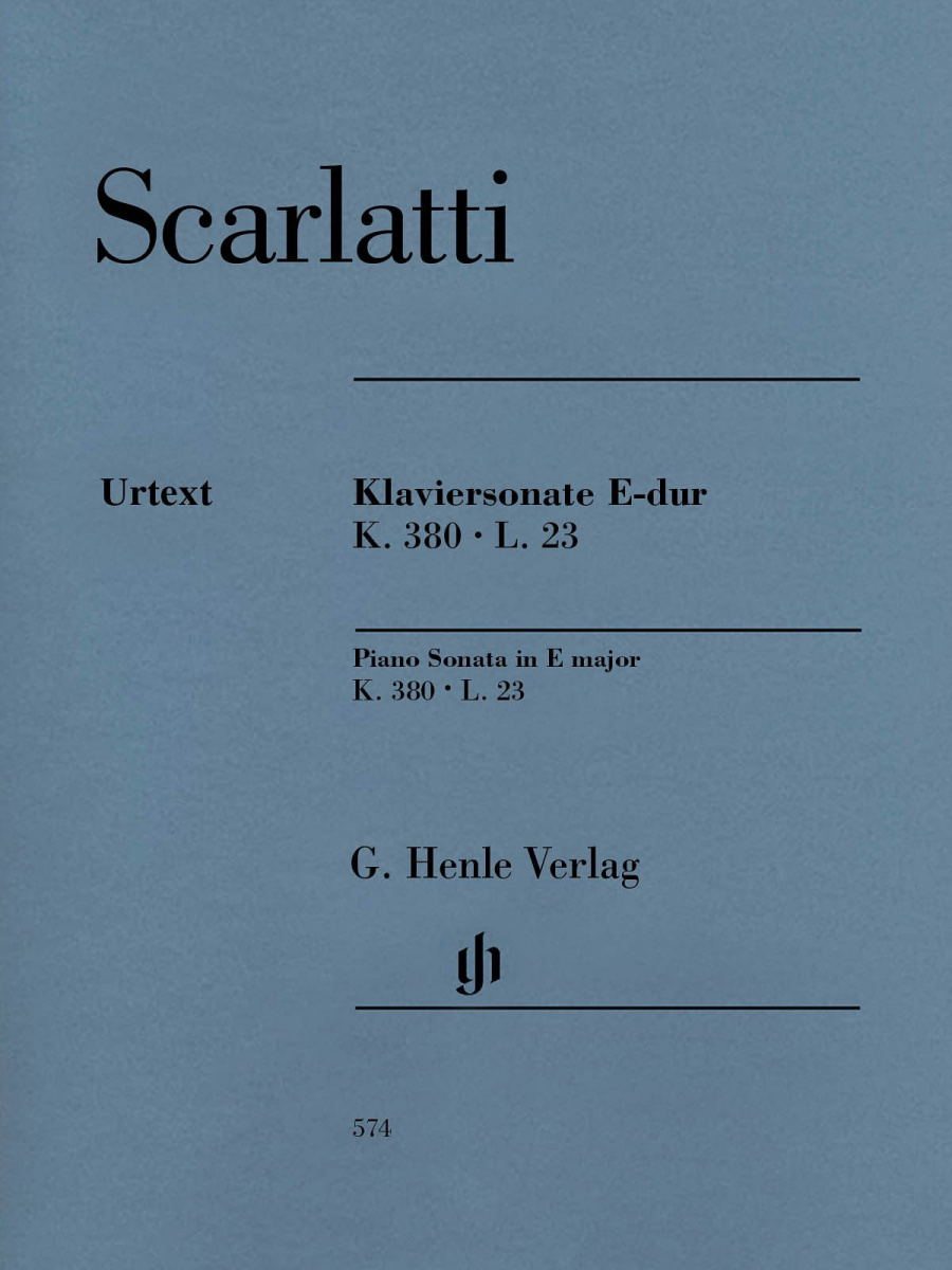 Domenico Scarlatti - Keyboard Sonata in E Major, K. 380 notas para el fortepiano