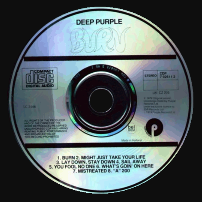 Deep Purple - Sail Away notas para el fortepiano