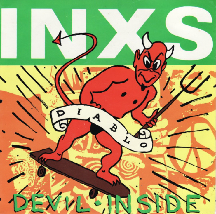 INXS - Devil Inside notas para el fortepiano