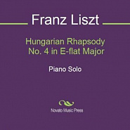 Franz Liszt - Hungarian Rhapsody No.4 in E flat major notas para el fortepiano