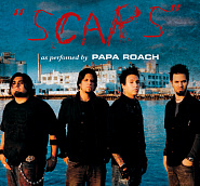 Papa Roach - Scars notas para el fortepiano