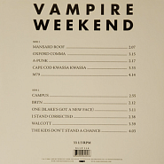 Vampire Weekend - One (Blake's Got A New Face) notas para el fortepiano
