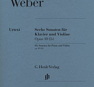 Carl Maria Von Weber - Sonata Op.10 No.2 in G major: III. Air Polonais - Rondo Allegro notas para el fortepiano