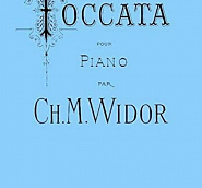 Charles-Marie Widor - Organ Symphony No.5, Op.42 No.1: V. Toccata notas para el fortepiano