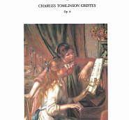 Charles Tomlinson Griffes - Fantasy Pieces, Op.6: No.1 Barcarolle notas para el fortepiano