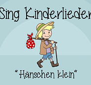 German folk song - Hänschen klein notas para el fortepiano