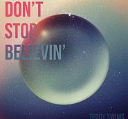 Teddy Swims - Don't Stop Believin' notas para el fortepiano