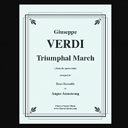Giuseppe Verdi - Triumphal March from Aida notas para el fortepiano