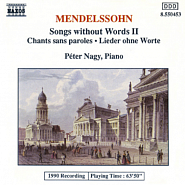 Felix Mendelssohn - Lieder ohne Worte, Op.38: No.6 Duetto. Andante con moto notas para el fortepiano