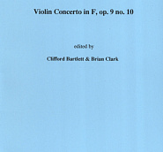Tomaso Albinoni - Violin Concerto in F major, Op.9 No.10 notas para el fortepiano