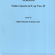 Tomaso Albinoni - Violin Concerto in F major, Op.9 No.10 notas para el fortepiano