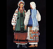 Ukrainian folk song - Ой я, молода, на базар ходила notas para el fortepiano