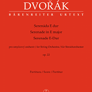 Antonin Dvorak - Serenade for Strings Op. 22: II. Minuet notas para el fortepiano