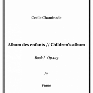 Cecile Chaminade - Album des Enfants - Bk.1, Op.123: No.10 Tarantelle notas para el fortepiano