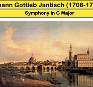 Johann Gottlieb Janitsch - Sinfonia in G major, IJJ 17: II. Andante notas para el fortepiano