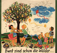 German folk song - Bund sind schon die Wälder notas para el fortepiano
