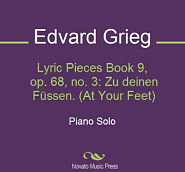 Edvard Grieg - Lyric Pieces, op.68. No. 3 At your feet notas para el fortepiano