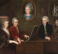 Leopold Mozart - Minuet in D minor notas para el fortepiano