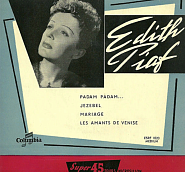 Edith Piaf - Padam Padam notas para el fortepiano