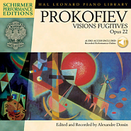 Sergei Prokofiev - Мимолётности’ соч. 22 № 2 Andante notas para el fortepiano