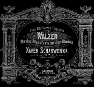 Xaver Scharwenka - Two Waltzes, Op. 44: 1. Con spirito notas para el fortepiano