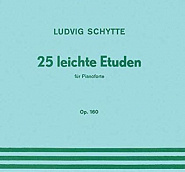 Ludvig Schytte - Etude in C major op. 160 № 1 notas para el fortepiano