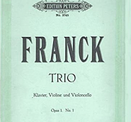 Cesar Franck - Piano Trio, Op.1 No.1: Part 2. Allegro molto notas para el fortepiano