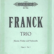 Cesar Franck - Piano Trio, Op.1 No.1: Part 2. Allegro molto notas para el fortepiano