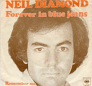 Neil Diamond - Forever in Blue Jeans notas para el fortepiano