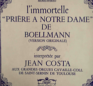 Leon Boellmann - Suite Gothique, Op.25: III. Priere a Notre-Dame notas para el fortepiano