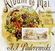 Ignacy Jan Paderewski - Album de Mai, Op.10: No.5 Caprice Valse notas para el fortepiano